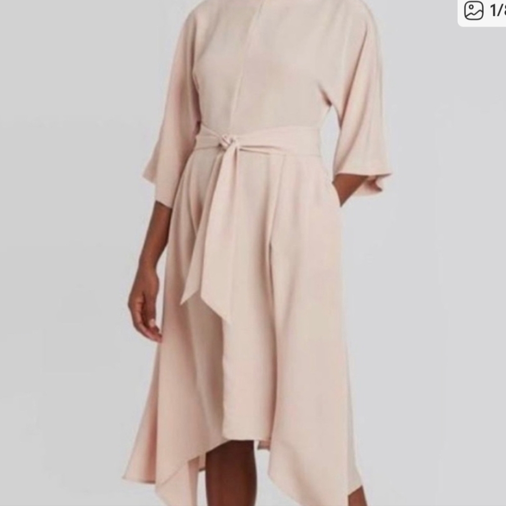 Prologue‎ Blush Long Sleeve Dress - Picture 4 of 4